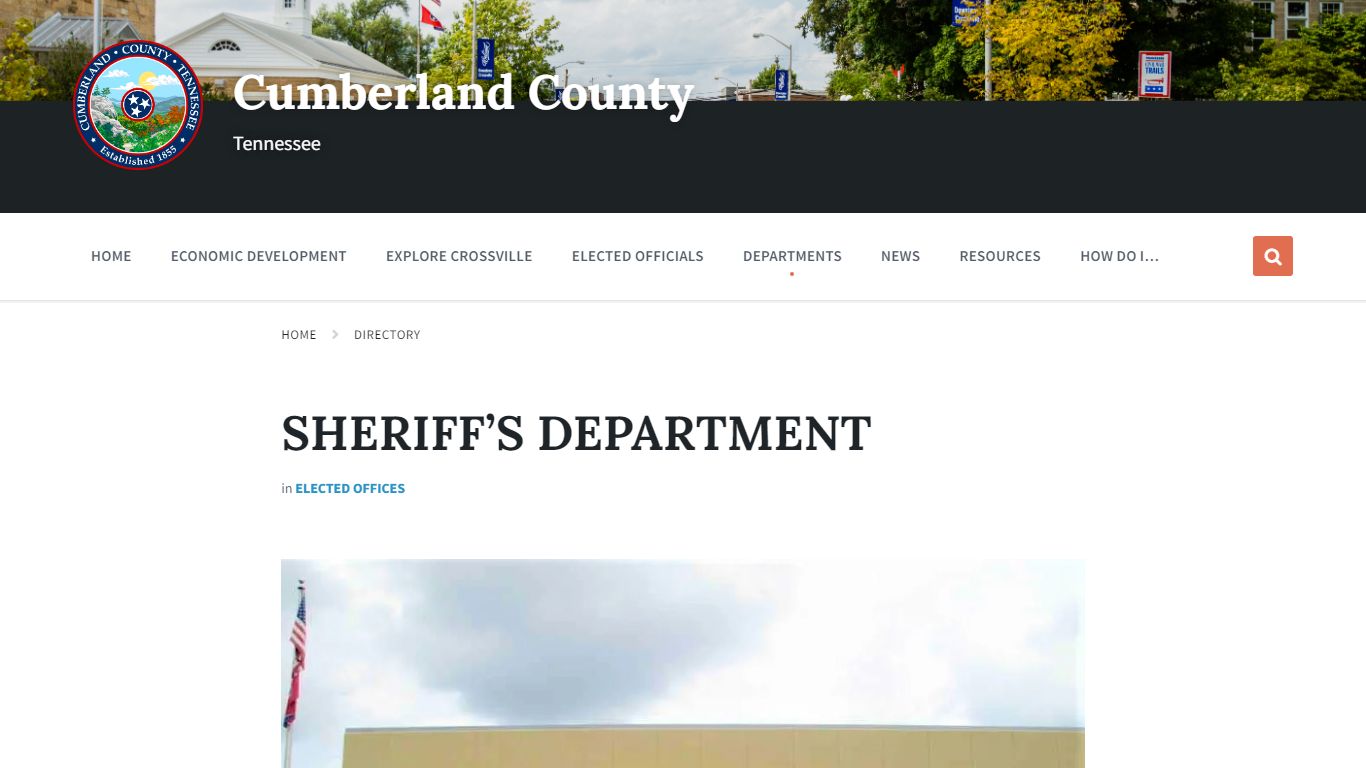 SHERIFF’S DEPARTMENT – Cumberland County